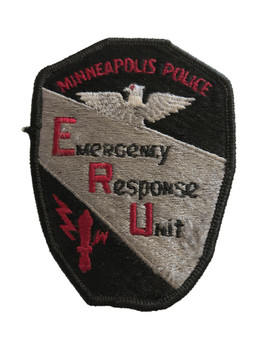 MINNEAPOLIS POLICE MN EMERGENCY RESCUE UNIT PATCH MINNEAPOLIS POLICE MN EMERGENCY RESCUE UNIT PATCH