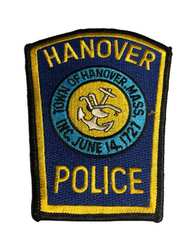 HANOVER MA POLICE PATCH FREE SHIPPING! 