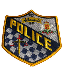 ALBEMARLE NC POLICE PATCH FREE SHIPPING! 
