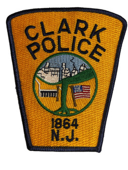 CLARK NJ POLICE PATCH FREE SHIPPING! 