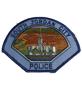 SOUTH JORDAN CITY UT POLICE PATCH FREE SHIPPING! 