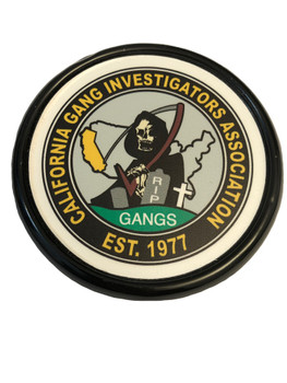 CALIFORNIA GANG INVESTIGATORS COASTER PAPERWEIGHT CALIFORNIA GANG INVESTIGATORS COASTER PAPERWEIGHT
