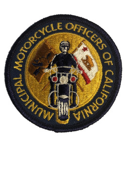 CALIFORNIA CA MOTORCYCLE OFFICERS ASSN. POLICE PATCH
