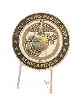 OFFICIAL U.S. MARINE CORPS SPINNER COIN OFFICIAL U.S. MARINE CORPS SPINNER COIN