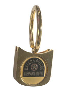 DALLAS TX POLICE TWIST KEY TAG