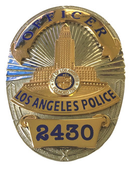 LAPD OFFICER BADGE 2430 LAPD OFFICER BADGE 2430
