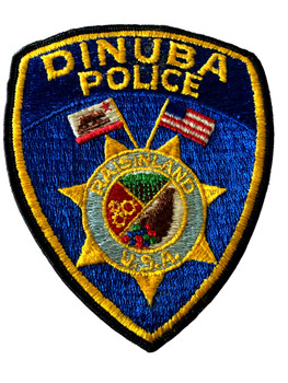 DINUBA POLICE CA PATCH