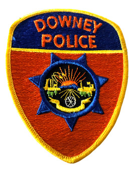 DOWNEY POLICE CA PATCH