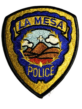 LA MESA POLICE CA PATCH 