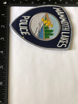 MAMMOTH  LAKES POLICE CA PATCH 