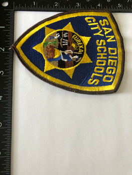 SAN DIEGO CITY SCHOOLS  POLICE CA PATCH