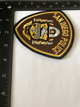 SAN DIEGO  POLICE CA PATCH BROWN