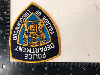 LINCOLNWOOD POLICE  IL PATCH FREE SHIPPING