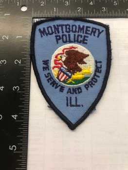 MONTGOMERY  POLICE PATCH SHIPPING