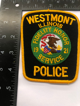 WESTMONT  IL POLICE PATCH FREE SHIPPING