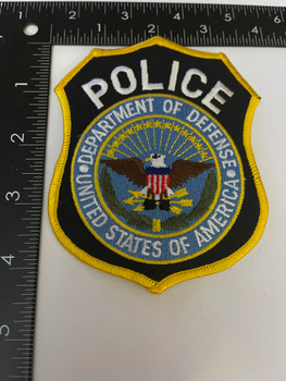 DEPT.OF DEFENSE POLICE PATCH #2 RARE LAST ONE