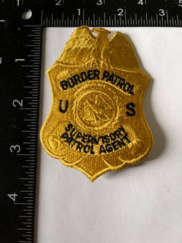 US BORDER PATROL SUPERVISORY PATROL AGENT POLICE BADGE PATCH