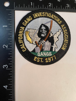 CALIFORNIA GANG INVESTIGATORS CA #2 PATCH FREE SHIPPING! 