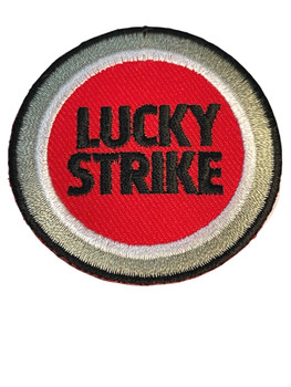 LUCKY STRIKE CIGARETTE  PATCH FREE SHIP VERY RARE