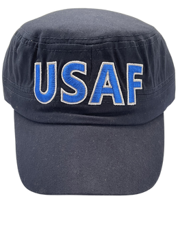 US AIR FORCE HAT LOGO AND 3-D WORDING