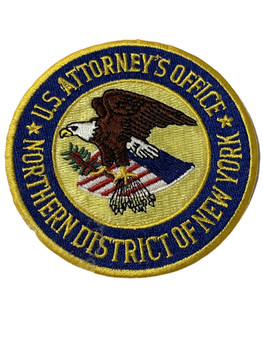 US ATTORNEY NORTHERN NEW YORK  PATCH FREE SHIPPING! 