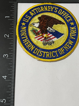 US ATTORNEY NORTHERN NEW YORK  PATCH FREE SHIPPING! 