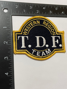 INS WESTERN REGION T.D.F. TEAM PATCH RARE FREE SHIPPING! 