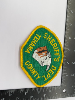 TEHAMA COUNTY SHERIFF CA PATCH