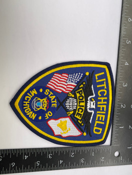 LITCHFIELD POLICE MI PATCH