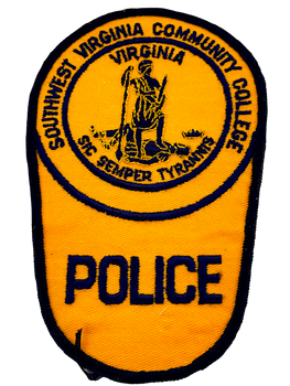 SOUTHWEST VA COMMUNITTY COLLEGE POLICE PATCH