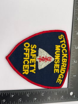 STOCKBRIDGE SAFETY OFFICER WI PATCH