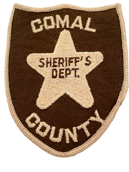COMAL COUNTY SHERIFF TX PATCH