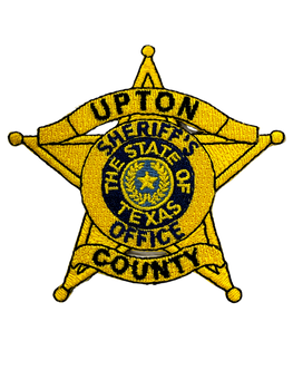 UPTON COUNTY SHERIFF TX STAR LASER CUT PATCH