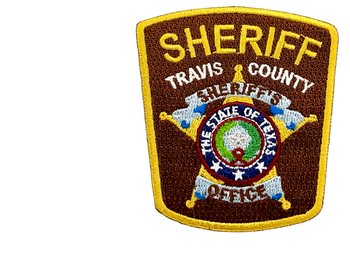 TRAVIS COUNTY SHERIFF TX LASER CUT PATCH