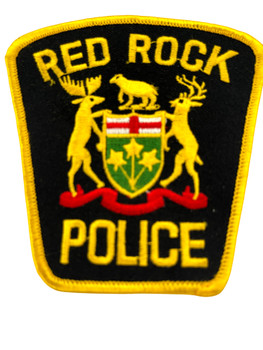RED ROCK  POLICE PATCH CANADA