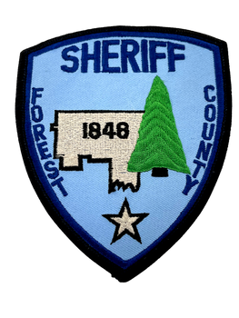 FOREST  COUNTY SHERIFF PA PATCH