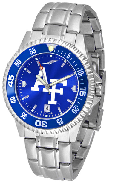 Men's Air Force Falcons - Competitor Steel AnoChrome - Color Bezel Watch