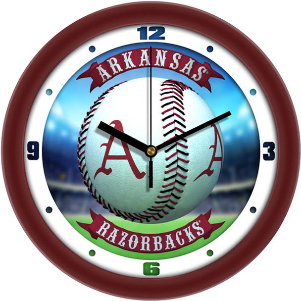 Arkansas Razorbacks - Home Run Team Wall Clock