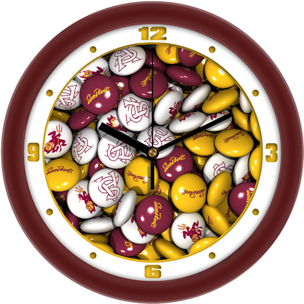 Arizona State Sun Devils - Candy Team Wall Clock