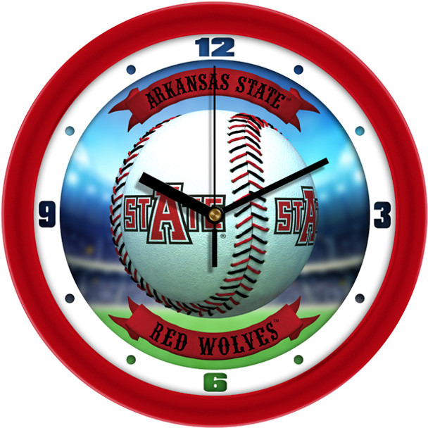 Arkansas State Red Wolves - Home Run Team Wall Clock
