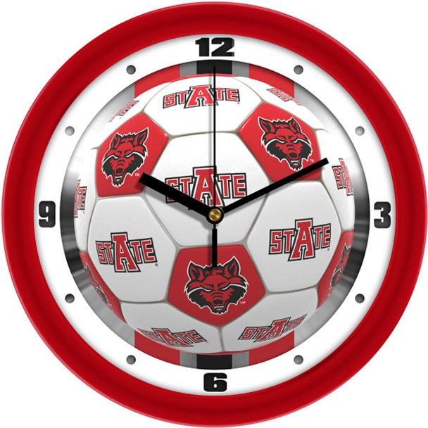 Arkansas State Red Wolves- Soccer Team Wall Clock