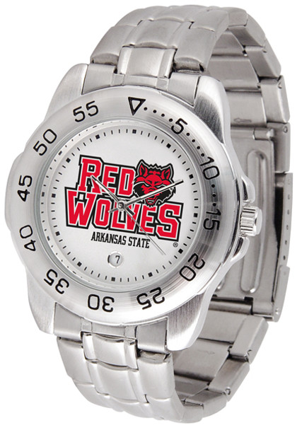 Men's Arkansas State Red Wolves - Sport Steel Watch