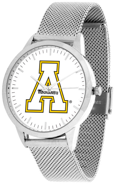 Appalachian State Mountaineers - Mesh Statement Watch - Silver Band