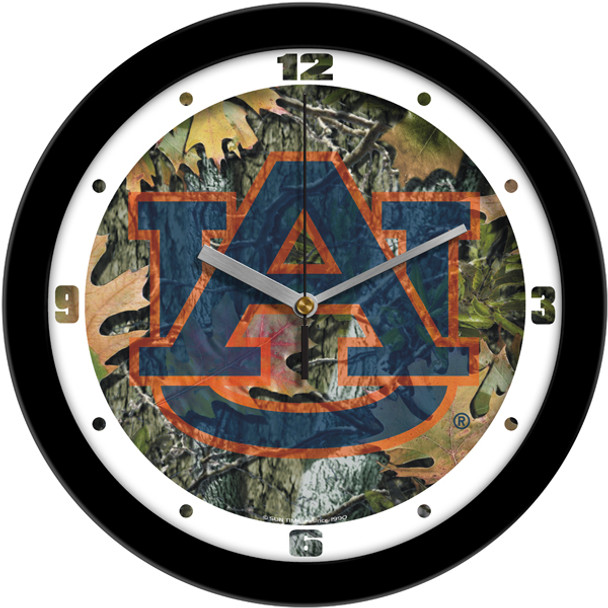 Auburn Tigers - Camo Team Wall Clock