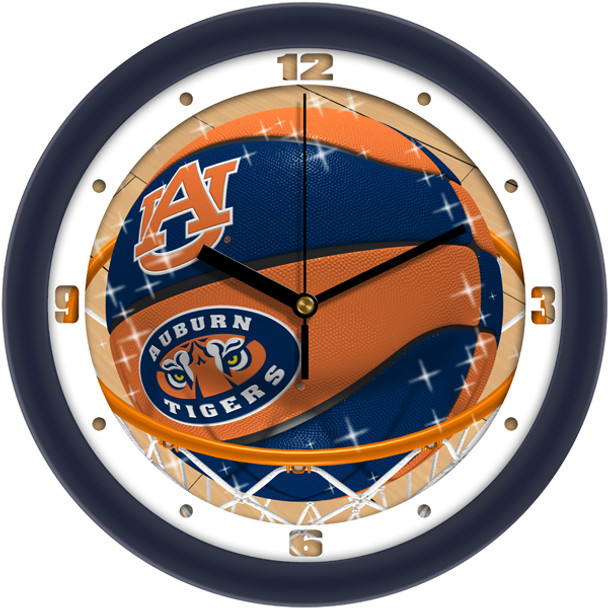 Auburn Tigers - Slam Dunk Team Wall Clock