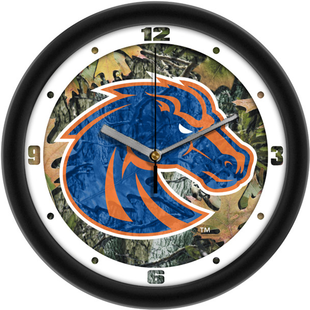 Boise State Broncos - Camo Team Wall Clock