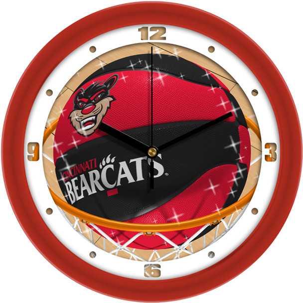 Cincinnati Bearcats - Slam Dunk Team Wall Clock