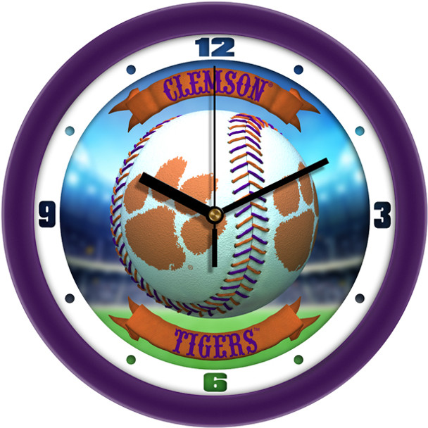 Clemson Tigers - Home Run Team Wall Clock