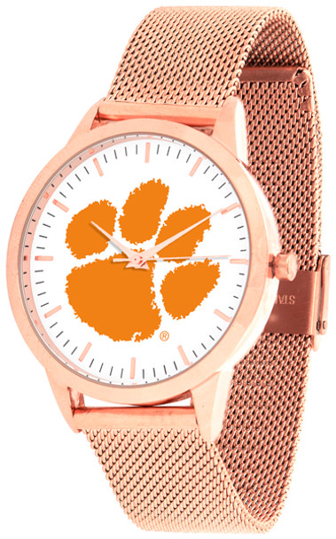 Clemson Tigers - Mesh Statement Watch - Rose Band