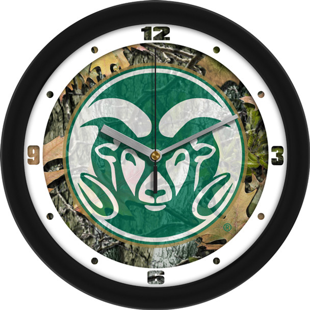 Colorado State Rams - Camo Team Wall Clock